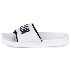 Calvin Klein klapki męskie 43/44 białe. Białe klapki damskie Calvin Klein, bez wzorów, bez zapięcia. Za 179.00 zł.