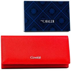 Portfel damski 4U Cavaldi GD27-SFK czerwony. Czerwone portfele damskie 4U Cavaldi, ze skóry ekologicznej. Za 45.00 zł.