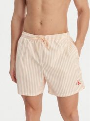 Calvin Klein Swimwear Szorty kąpielowe LV00N61045 Pomarańczowy. Brązowe kąpielówki męskie Calvin Klein Swimwear, bez wzorów, z syntetyku. Za 249.99 zł.