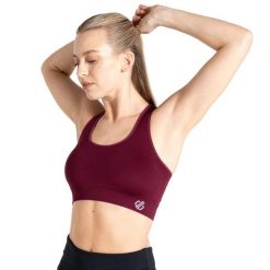 Stanik sportowy damski Don't Sweat It. Czerwone bielizna sportowa damska Dare 2B, l, bez wzorów, z elastanu. Za 59.99 zł.