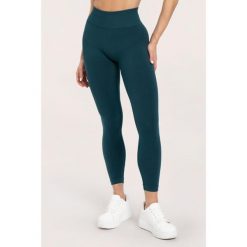 Legginsy fitness damskie Gym Glamour flexible 2.0. Zielone legginsy damskie GYM GLAMOUR, bez wzorów. Za 169.99 zł.