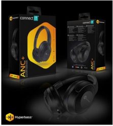 Słuchawki Connect IT Hyperbass Anc Czarny (HHP3020BK). Czarne słuchawki bezprzewodowe Connect It. Za 175.25 zł.