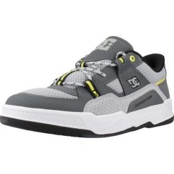 Buty DC CONSTRUCT Szary. Białe buty zimowe męskie DC Shoes, bez wzorów, ze skóry, bez obcasa, bez zapięcia. Za 291.99 zł.