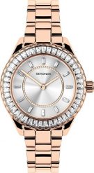 Zegarek Sekonda Zegarek damski Sekonda 40671 CYRKONIE różowe złoto. Czerwone zegarki damskie Sekonda, złote. Za 390.00 zł.