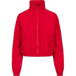 Damska klasyczna miejska parka w paski. Białe parki damskie Urban Classics, na zimę, bez wzorów, bez kaptura. Za 198.50 zł.