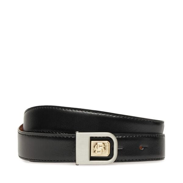 Pasek Damski BOSS. Czarne paski damskie Boss, bez wzorów. Za 279.99 zł.