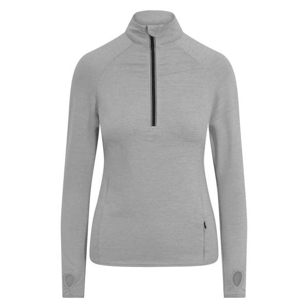 Bluza Damska CoolFlex Half Zip Top. Czarne bluzy damskie JUST COOL, xl, bez wzorów, bez ramiączek, bez kaptura. Za 128.99 zł.