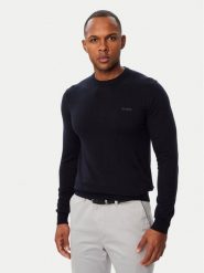 Guess Sweter M6YR07 Z0912 Granatowy Regular Fit. Niebieskie swetry męskie Guess, m, z aplikacjami, z syntetyku, bez kołnierzyka, bez ramiączek. Za 394.99 zł.