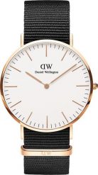 Zegarek męski Daniel Wellington DW00100257 czarny. Czarne zegarki męskie Daniel Wellington, bez wzorów. Za 1,133.16 zł.