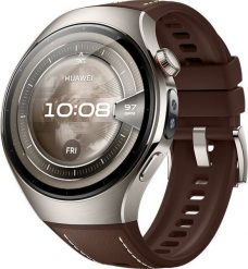 Smartwatch Huawei Watch 5 46mm Brązowy (6942103154317). Brązowe zegarki smartwatch Huawei, bez wzorów. Za 2,399.00 zł.