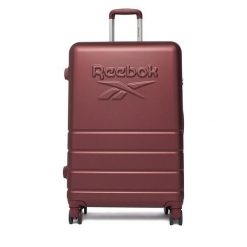 Walizka duża Reebok. Czerwone walizki damskie Reebok, bez wzorów, duże. Za 349.99 zł.