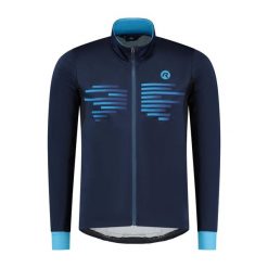 Kurtka rowerowa męska Rogelli Radius. Czarne kurtki sportowe męskie Rogelli, m, bez wzorów, bez kaptura, rowerowe. W wyprzedaży za 345.00 zł.