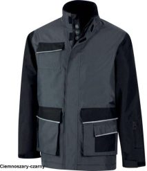 PALMA - KURTKA NIEPRZEMAKALNA - PŁÓTNO OXFORD MEMBRANA TPU 2 WARSTWY - granatowo-czarny 2XL. Czarne kurtki męskie DELTA PLUS, m, bez wzorów, bez kaptura. Za 455.38 zł.