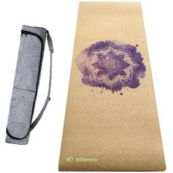 Mata jogi korka Hi-tech 6mm +Torba wodoodporna 3 materiały dla większej wygody. Brązowe torby na ramię męskie ACHAMANA, z materiału, na ramię, małe. Za 486.00 zł.