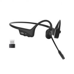 SHOKZ C120-AA-BK słuchawki/zestaw słuchawkowy Bezprzewodowy Nauszny Biuro/centrum telefoniczne USB Typu-A Bluetooth Czarny. Czarne słuchawki bezprzewodowe SHOKZ. Za 1,097.99 zł.