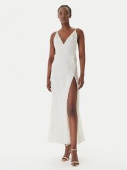 Bardot Sukienka wieczorowa Romaya 60334DB Écru Regular Fit. Sukienki damskie Bardot, bez wzorów, z syntetyku, wizytowe, bez kołnierzyka, bez ramiączek. Za 819.99 zł.