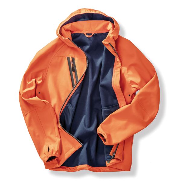 Kurtka z kapturem 3-warstwowa softshell Result. Czarne kurtki męskie RESULT, xl, bez wzorów, z materiału, eleganckie, z kapturem. Za 227.50 zł.