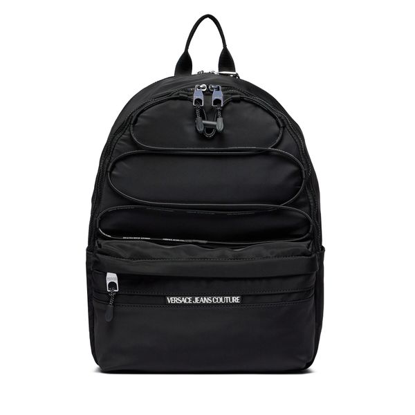 Plecak Versace Jeans Couture. Czarne plecaki męskie Versace Jeans Couture, bez wzorów, z jeansu, sportowe. Za 579.99 zł.