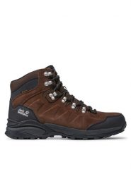 Jack Wolfskin Trekkingi Refugio Texapore Mid M 4049841 Brązowy. Brązowe botki męskie Jack Wolfskin, bez wzorów, ze skóry, bez obcasa, bez zapięcia. Za 429.99 zł.
