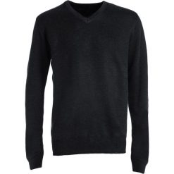 Ciemnoszary Sweter L'Aquila. Szare swetry męskie Born2be, na jesień, l, bez wzorów, bez kołnierzyka, bez ramiączek. Za 59.99 zł.