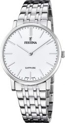 Zegarek męski Festina F20045-2 srebrny. Szare zegarki męskie Festina, bez wzorów, srebrne. Za 872.94 zł.