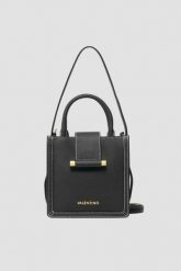 VALENTINO Czarna mała torebka Frosty. Czarne shopperki damskie Valentino by Mario Valentino, bez wzorów, małe, bez dodatków. W wyprzedaży za 399.99 zł.