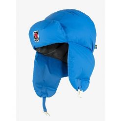 Czapka zimowa Fjallraven Expedition Down Heater. Niebieskie czapki damskie Fjällräven, na zimę, bez wzorów. Za 361.99 zł.