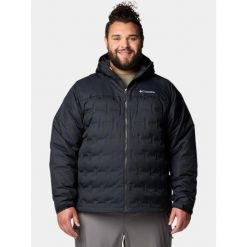 Kurtka Puchowa Męska Columbia Grand Trek III. Czarne kurtki sportowe męskie Columbia, na zimę, m, bez wzorów, z puchu, bez kaptura, trekkingowe. Za 1,299.00 zł.
