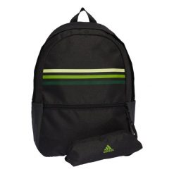 Plecak Classic Horizontal 3-Stripes. Czerwone plecaki męskie Adidas, bez wzorów, z materiału, sportowe. Za 111.00 zł.