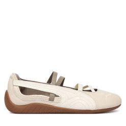 Baleriny Puma. Białe balerinki damskie Puma, bez wzorów, bez obcasa, bez zapięcia. Za 349.99 zł.