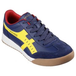 Buty sportowe Sneakersy męskie, Zinger - Manzanilla Totale. Niebieskie buty sportowe męskie Skechers, bez wzorów, bez zapięcia, trekkingowe. Za 339.99 zł.