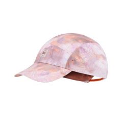 Czapka z daszkiem BUFF COOLNET® UV PACK SPEED CAP ORISA AZALEA. Czerwone czapki damskie Buff, bez wzorów, z materiału. Za 196.79 zł.