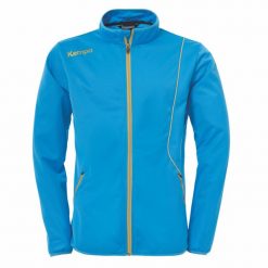 Kurtka Kempa Curve Classic. Niebieskie kurtki męskie Kempa, s, bez wzorów, prążkowane, sportowe, bez kaptura. Za 147.45 zł.