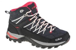 Buty trekkingowe damskie, CMP Rigel Mid. Białe obuwie trekkingowe damskie CMP, z materiału, bez zapięcia. Za 406.99 zł.
