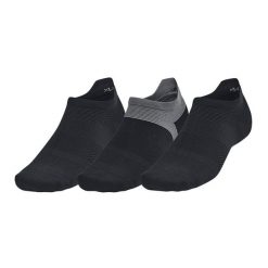 Skarpety do biegania męskie Under Armour Dry Run Lite No Show 3 pary. Czarne skarpety męskie Under Armour, bez wzorów. Za 89.99 zł.