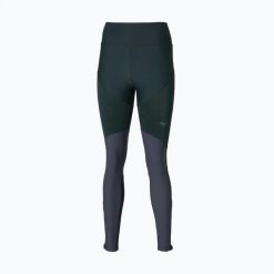 Legginsy do biegania damskie Mizuno Tech Thermal Charge Long. Czarne legginsy damskie Mizuno, bez wzorów, z materiału. Za 229.99 zł.