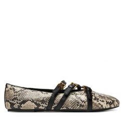 Baleriny MICHAEL Michael Kors. Brązowe balerinki damskie MICHAEL Michael Kors, bez wzorów, bez obcasa, bez zapięcia. Za 699.99 zł.