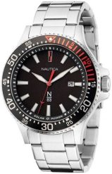 Zegarek Nautica Męski czarna tarcza 43 mm NAPCBF205 (2056418). Czarne zegarki męskie Nautica, bez wzorów. Za 522.99 zł.