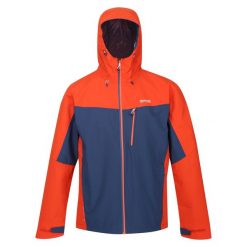 Męska Kurtka Przeciwdeszczowa Z Kapturem Birchdale. Niebieskie kurtki męskie Regatta, m, bez wzorów, sportowe, z kapturem. Za 153.99 zł.