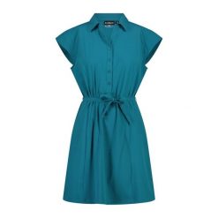 Damska damska turystyczne SUKIENKA 31T5206. Zielone sukienki damskie CMP, na co dzień, xl, bez wzorów, sportowe, bez kołnierzyka, bez ramiączek, sportowe. W wyprzedaży za 164.99 zł.