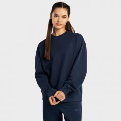 Bluza dresowa Lifestyle damska SIROKO Bluemarine-W. Niebieskie bluzy damskie SIROKO, xl, bez wzorów, z dresówki, sportowe, bez ramiączek, bez kaptura. Za 190.00 zł.