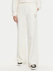Guess Spodnie dresowe V5RB12 KC3D2 Écru Regular Fit. Spodnie dresowe damskie Guess, z aplikacjami, z dresówki. Za 209.99 zł.