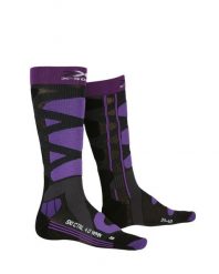 Skarpety X-SOCKS SKI CONTROL WMN 4.0. Czarne skarpetki damskie X-Socks, bez wzorów, z materiału. Za 145.45 zł.