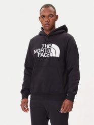 The North Face Bluza Easy NF0A89FF Czarny Regular Fit. Czarne bluzy męskie The North Face, l, bez wzorów, z bawełny, bez ramiączek, bez kaptura. Za 329.99 zł.