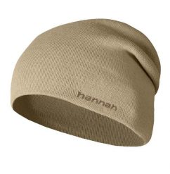 Czapka Hannah Tibek Long. Brązowe czapki damskie Hannah, na zimę, bez wzorów, sportowe. Za 82.70 zł.