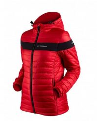 Kurtka Trimm CREDIT LADY. Czarne kurtki sportowe damskie TRIMM, na wiosnę, l, bez wzorów, z materiału, bez ramiączek, z kapturem, narciarskie. Za 520.00 zł.