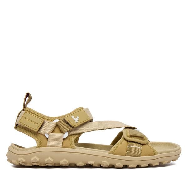 Sandały Vivo Barefoot. Brązowe sandały damskie Vivo Barefoot, bez wzorów, bez obcasa, bez zapięcia. Za 334.99 zł.