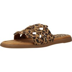 Sandały UNISA CLERY LKD Nadruk zwierzęcy. Sandały damskie Unisa, bez wzorów, ze skóry, bez obcasa, bez zapięcia. Za 387.99 zł.