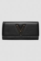 VALENTINO Czarny portfel Coney. Czarne portfele damskie Valentino by Mario Valentino. W wyprzedaży za 199.99 zł.