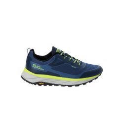 Buty trekkingowe męskie Jack Wolfskin Terrashelter Low. Niebieskie buty zimowe męskie Jack Wolfskin, bez wzorów, bez obcasa, bez zapięcia. Za 299.99 zł.